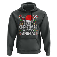 Merry Christmas Ya Filthy Animal Hoodie Funny Home Xmas Alone Movie Pajama - Wonder Print Shop