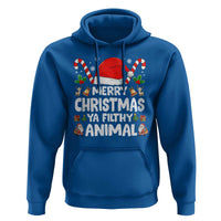 Merry Christmas Ya Filthy Animal Hoodie Funny Home Xmas Alone Movie Pajama - Wonder Print Shop
