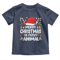 Merry Christmas Ya Filthy Animal Toddler T Shirt Funny Home Xmas Alone Movie Pajama - Wonder Print Shop