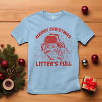 Litters Full T Shirt Funny Cat Christmas Vacation - Wonder Print Shop