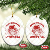 Litters Full Ceramic Ornament Funny Cat Christmas Vacation - Wonder Print Shop