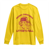 Litters Full Long Sleeve Shirt Funny Cat Christmas Vacation - Wonder Print Shop