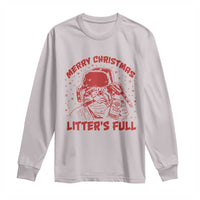 Litters Full Long Sleeve Shirt Funny Cat Christmas Vacation - Wonder Print Shop