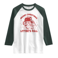 Litters Full Raglan Shirt Funny Cat Christmas Vacation - Wonder Print Shop