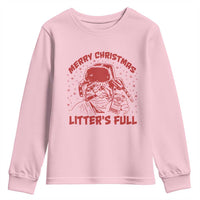 Litters Full Youth Sweatshirt Funny Cat Christmas Vacation - Wonder Print Shop
