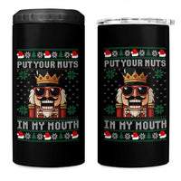 Inappropriate Christmas 4 in 1 Can Cooler Tumbler Funny Put Your Nuts in My Mouth Dirty Holiday - Wonder Print Shop