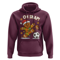 Oh Snap Gingerbreadman Christmas Soccer Hoodie - Wonder Print Shop