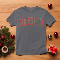Sleigh Christmas T Shirt Funny Women Retro Merry Xmas Family Holiday - Wonder Print Shop