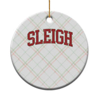 Sleigh Christmas Ceramic Ornament Funny Women Retro Merry Xmas Family Holiday - Wonder Print Shop