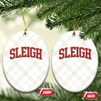 Sleigh Christmas Ceramic Ornament Funny Women Retro Merry Xmas Family Holiday - Wonder Print Shop