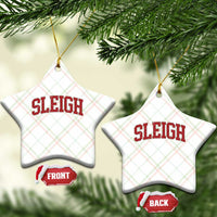 Sleigh Christmas Ceramic Ornament Funny Women Retro Merry Xmas Family Holiday - Wonder Print Shop