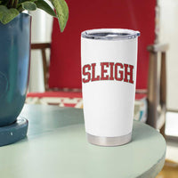 Sleigh Christmas Tumbler Cup Funny Women Retro Merry Xmas Family Holiday - Wonder Print Shop