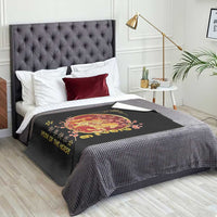 2026 Year of the Horse Lunar New Year Throw Blanket - Wonder Print Shop