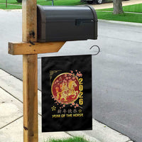 2026 Year of the Horse Lunar New Year Garden Flag - Wonder Print Shop