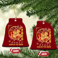 2026 Year of the Horse Lunar New Year Ceramic Ornament - Wonder Print Shop