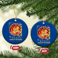 2026 Year of the Horse Lunar New Year Ceramic Ornament - Wonder Print Shop