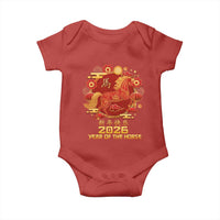 Chinese New Year 2026 Baby Onesie Year of The Horse - Wonder Print Shop