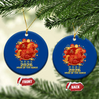 Chinese New Year 2026 Ceramic Ornament Year of The Horse - Wonder Print Shop
