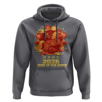 Chinese New Year 2026 Hoodie Year of The Horse - Wonder Print Shop