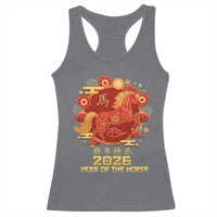 Chinese New Year 2026 Racerback Tank Top Year of The Horse - Wonder Print Shop