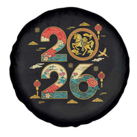 Hello 2026 Lunar New Year Spare Tire Cover Year of the Horse Chinese Zodiac - Wonder Print Shop