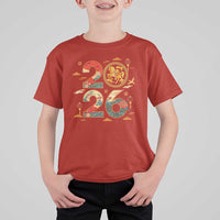 Hello 2026 Lunar New Year T Shirt For Kid Year of the Horse Chinese Zodiac - Wonder Print Shop