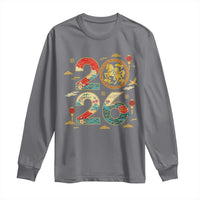 Hello 2026 Lunar New Year Long Sleeve Shirt Year of the Horse Chinese Zodiac - Wonder Print Shop