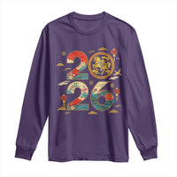 Hello 2026 Lunar New Year Long Sleeve Shirt Year of the Horse Chinese Zodiac - Wonder Print Shop