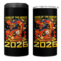 Chinese New Year 2026 4 in 1 Can Cooler Tumbler LYE Year of The Horse - Wonder Print Shop