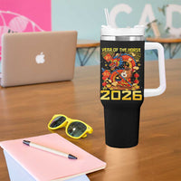 Chinese New Year 2026 Tumbler With Handle LYE Year of The Horse - Wonder Print Shop