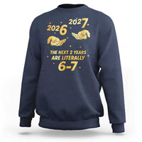 Funny 67 New Years Eve Sweatshirt Six Seven Boys Kids NYE Party 6 7 Meme - Wonder Print Shop