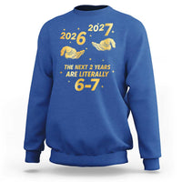 Funny 67 New Years Eve Sweatshirt Six Seven Boys Kids NYE Party 6 7 Meme - Wonder Print Shop