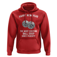 Funny New Years Eve Hoodie Ball Drop Rude Adult Humor - Wonder Print Shop