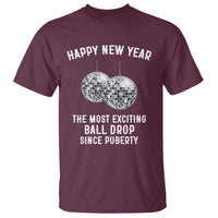 Funny New Years Eve T Shirt Ball Drop Rude Adult Humor - Wonder Print Shop