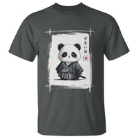 Kawaii Anime Samurai Panda T Shirt Vintage Sumi-e Japanese Art Funny Panda Lovers - Wonder Print Shop