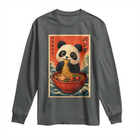 Kawaii Anime Panda Ramen Long Sleeve Shirt Funny Japanese Noodles Anime Lovers - Wonder Print Shop