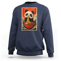 Kawaii Anime Panda Ramen Sweatshirt Funny Japanese Noodles Anime Lovers - Wonder Print Shop