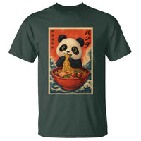 Kawaii Anime Panda Ramen T Shirt Funny Japanese Noodles Anime Lovers - Wonder Print Shop