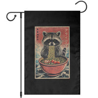 Kawaii Anime Raccoon Ramen Garden Flag Funny Japanese Noodles Anime Lovers - Wonder Print Shop
