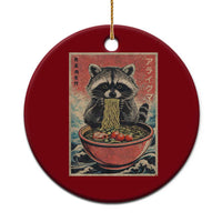 Kawaii Anime Raccoon Ramen Ceramic Ornament Funny Japanese Noodles Anime Lovers - Wonder Print Shop