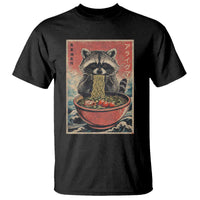 Kawaii Anime Raccoon Ramen T Shirt Funny Japanese Noodles Anime Lovers - Wonder Print Shop