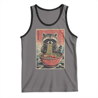 Kawaii Anime Raccoon Ramen Tank Top Funny Japanese Noodles Anime Lovers - Wonder Print Shop