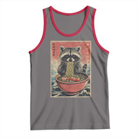 Kawaii Anime Raccoon Ramen Tank Top Funny Japanese Noodles Anime Lovers - Wonder Print Shop