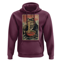 Frog Eat Ramen Hoodie Funny Japanese Noodles Anime Lovers Kawaii Anime - Wonder Print Shop