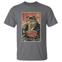 Frog Eat Ramen T Shirt Funny Japanese Noodles Anime Lovers Kawaii Anime - Wonder Print Shop