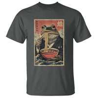 Frog Eat Ramen T Shirt Funny Japanese Noodles Anime Lovers Kawaii Anime - Wonder Print Shop