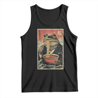 Frog Eat Ramen Tank Top Funny Japanese Noodles Anime Lovers Kawaii Anime - Wonder Print Shop