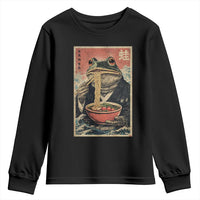 Frog Eat Ramen Youth Sweatshirt Funny Japanese Noodles Anime Lovers Kawaii Anime - Wonder Print Shop