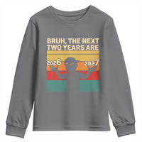 Bruh 67 New Years Eve Party Youth Sweatshirt Six Seven Boys 67 Meme 6 7 Numbers - Wonder Print Shop