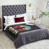 Bruh 67 Meme Throw Blanket Funny Six Seven Meme 6 7 Numbers Kid Gen Alpha - Wonder Print Shop